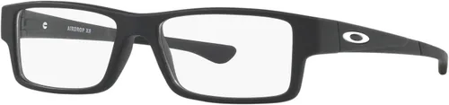 Vista 2 de Oakley Unisex Kids Oy8003 Airdrop Xs Rectangular Prescription Eyewear Frames Negro satinado/Lente de demostración