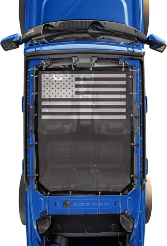 Vista 12 de sukemichi Parasol de 2 puertas para Ford Bronco, cubierta superior de bikini de malla, cubierta superior de Bimini para accesorios Ford Bronco 2021
