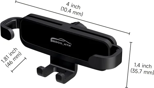 Vista 6 de B&DOG XSIN Soporte de teléfono de automóvil para Toyota RAV4 2013-2019, soporte activado por gravedad mejorado con base ajustable, instalación