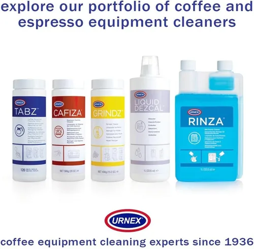 Vista 10 de Urnex Cafiza - Pastillas limpiadoras profesionales para máquinas de expreso, 100