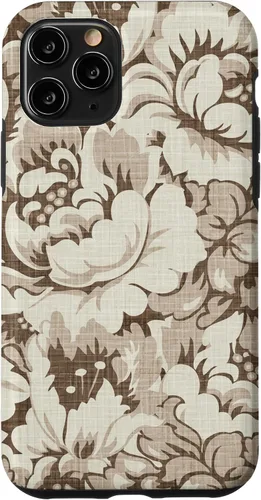 Vista 10 de Funda para iPhone 12/12 Pro Otoño Hojas Flores Otoño Buffalo Beige Plaid Pattern Case