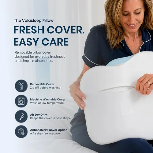 Vista 7 de Almohada cervical para el cuello Almohada de espuma viscoelástica