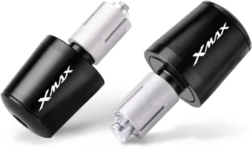 Vista 6 de Para Xmax 300 Xmax 400 Xmax 250 Xmax 125 All Year Xmax CNC Motocicleta 7/8" 22MM Agarres Manillar Bar Tapones Extremos (Color: Negro)