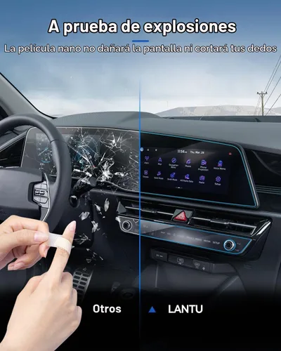 Vista 6 de 4 unidades de protector de pantalla para coche para 2023 2024 2025 Kia Niro SG2 Accesorios Pantallas panorámicos duales y protector de pantalla