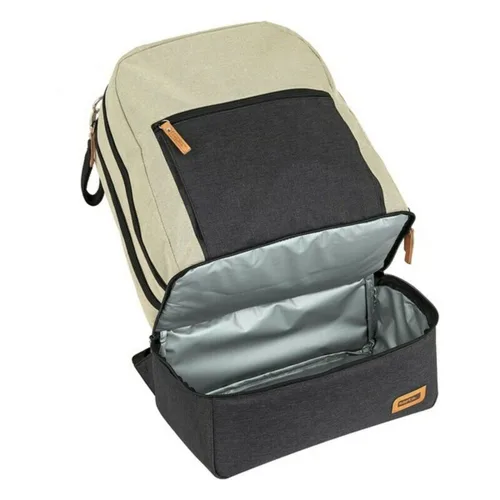 Vista 8 de Bolsa de Deporte con Portazapatos Safta M883 Beige Gris oscuro 15 L