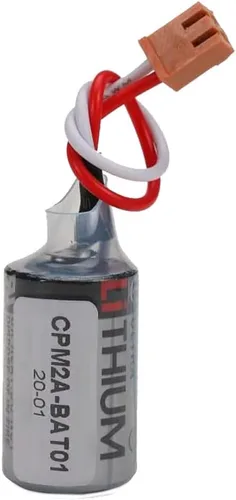Vista 2 de Reemplazo de batería de litio ER3V 3.6V 1000mAh para OMRON CPM2A-BAT01 CPM2ABAT01 CPM2A CQM1H batería con enchufe