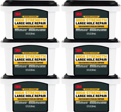 Vista 10 de 3M Compuesto reforzado con fibra de alta resistencia, 12 onzas., ideal para grietas de reparación de agujeros grandes y superficies dañadas