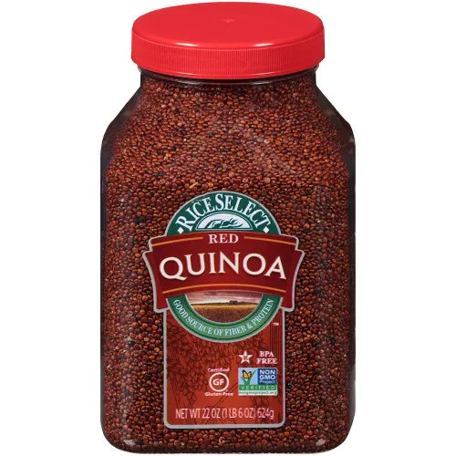 Vista 9 de RiceSelect Quinua tricolor, grano entero, sin gluten, sin OMG, vegano, tarros de 22 onzas, 4