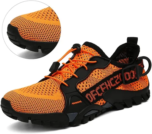 Vista 7 de Zapatos de agua para hombre y mujer, zapatos de senderismo al aire libre, secado rápido, zapatos acuáticos para playa, senderismo, senderismo