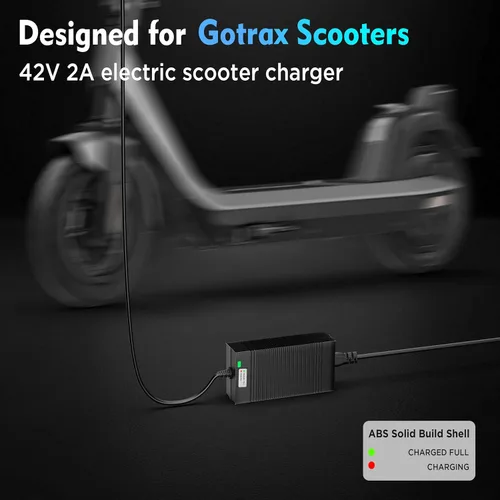 Vista 4 de Cargador de scooter 42V, cargador rápido certificado UL