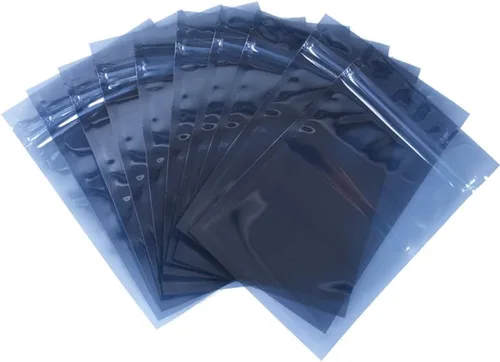 Vista 11 de Bolsas de burbujas antiestáticas, 10 piezas de componentes electrónicos reutilizables antiestáticos de 8 x 12 pulgadas, con adhesivo antiestático