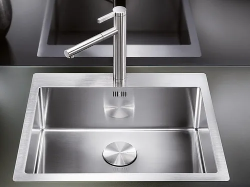 Vista 5 de BLANCO, Tapa de drenaje decorativa de acero inoxidable 517666 Cap Flow