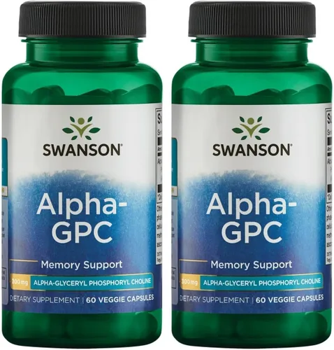 Vista 7 de Swanson Alpha-Gpc Alfa Glicerofosfocolina 300 miligramos 60 cápsulas vegetales