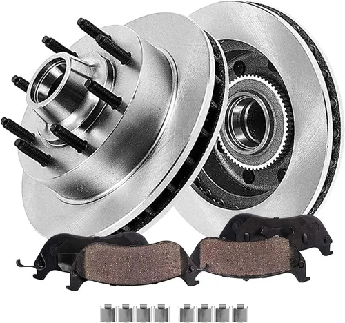 Vista 20 de Detroit Axle - Kit de freno trasero para Ford Explorer 2020-2025 2024-2025 Rotores de freno de disco Mustang Pastillas de freno de cerámica