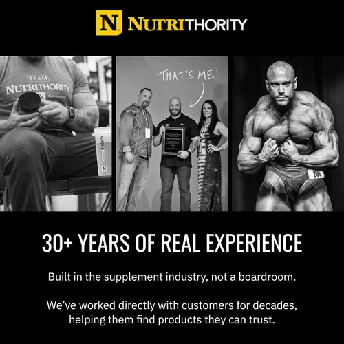 Vista 3 de Nutrithority - Mr. Fusion Pump - Polvo de preentrenamiento, fuerte antes del entrenamiento, sin creatina, polvo energético con aminoácidos