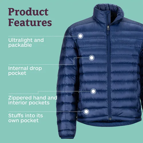 Vista 4 de MARMOT Chaqueta Zeus para Hombre - Relleno de 700, Aislante, Resistente al Agua, Puffer Ligero