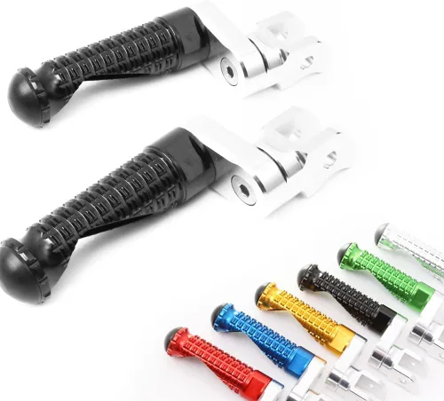 Vista 3 de MCMOTOPARTS M-PRO - Estriberas delanteras para bajar, color negro, compatible con STREET SCRAMBLER 2017-2018 17 18