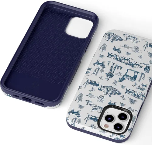 Vista 7 de Casely Funda para iPhone 12/12 Pro Wild West Adventure Desierto Compatible con MagSafe Diseño protector audaz