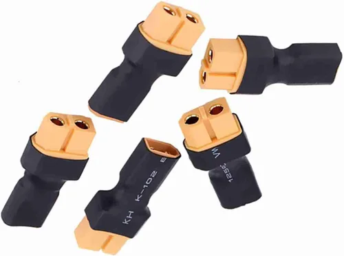Vista 4 de Oumefar 5 unids a enchufe hembra macho adaptador convertidor para RC FPV Drone Car LiPo cargador de batería ESC (XT30 macho a hembra)