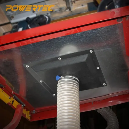 Vista 7 de POWERTEC 70131 - Campana antipolvo para sierra de mesa de 12 pulgadas