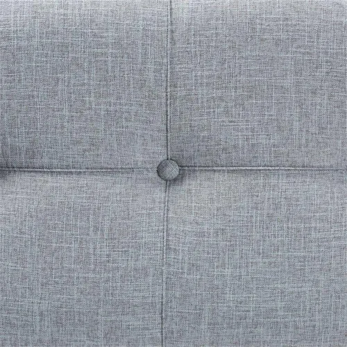 Vista 8 de BOWERY HILL Otomana tapizada gris con 2 cajones