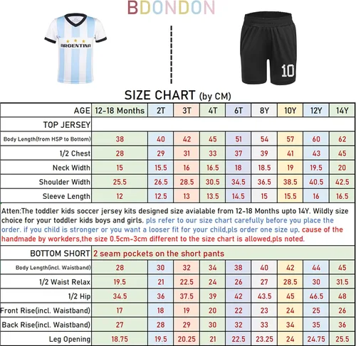 Vista 7 de BDONDON Camisetas de fútbol para niños y niñas, trajes de camiseta de entrenamiento de fútbol para niños y niñas, uniformes