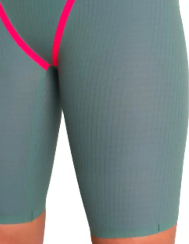 Vista 6 de Arena Powerskin Carbon Core Fx - Traje de baño de carreras con espalda abierta para mujer