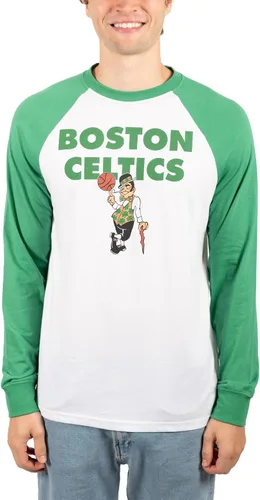 Vista 9 de Ultra Game Men’s NBA Official Super Soft Raglan Baseball T-Shirt