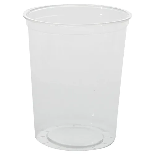 Vista 2 de WNA Contenedores de delicatessen, 16 oz, transparente, plástico, 50/paquete, 10 paquetes/cartón