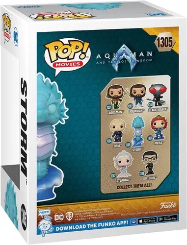 Vista 3 de Funko Pop! Movies: DC - Storm - Aquaman - Figura de vinilo coleccionable - Idea de regalo - Producto oficial - para niños y adultos - Fans
