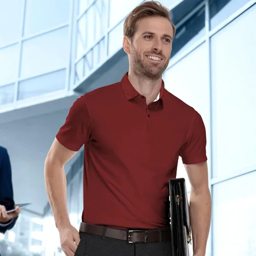 Vista 3 de Mio Marino - Polos de golf para hombre, ajuste seco, tela transpirable ultrafina