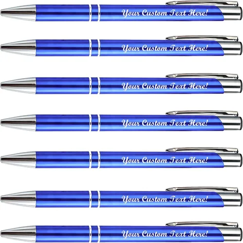 Vista 14 de Bolígrafo personalizado de tinta negra para eventos, ferias comerciales, paquete de 50 Verde
