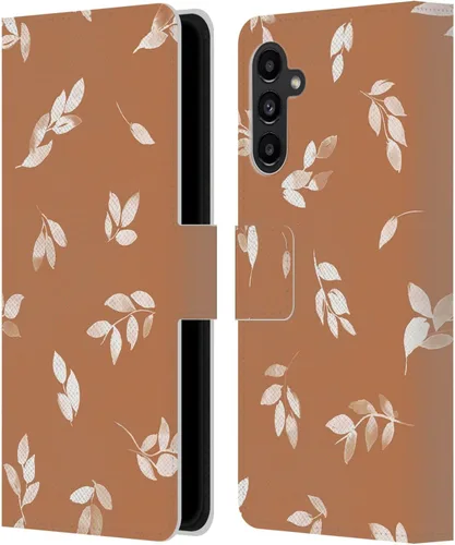 Vista 285 de Head Case Designs Officially Licensed Ninola Ditsy Flowers Yellow Nature Bold Leather Wallet Case Compatible with Samsung Galaxy A07 4G