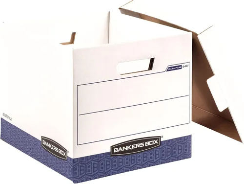 Vista 5 de Bankers Box Paquete de 12 cajas de almacenamiento de archivos DataPak
