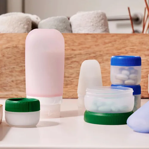 Vista 6 de humangear STAX, contenedores apilables para aperitivos – Sistema de viaje a prueba de fugas – Seguro para alimentos por la FDA, sin BPA/PC/ftalatos
