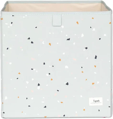 Vista 9 de 3 Sprouts Cubo de almacenamiento de tela reciclada, organizador plegable de 13 pulgadas para sistemas de estanterías de cubos, cubos para niños