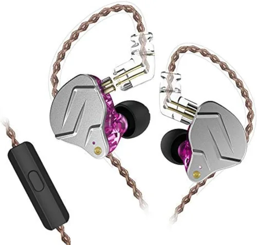 Vista 17 de KZ ZSN Pro X - Auriculares intraurales de monitor 1BA 1DD, auriculares con cable HiFi, para deportes, videojuegos, compatibles con teléfono, PC