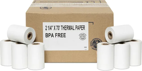Vista 18 de Rollos de Papel Térmico de Recibo POS (2-1/4" x 85' Térmico)