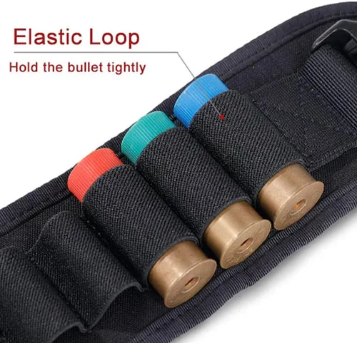 Vista 4 de EXCELLENT ELITE SPANKER - Bandolera para 24 cartuchos de escopeta, bandolera para cartuchos de escopeta, soporte para hombro, bandolera