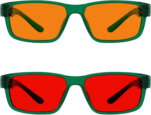 Vista 183 de Eyekepper Gafas de luz azul para hombre y mujer, paquete de 6 lentes Pilot Paquete de 6 color mezclado