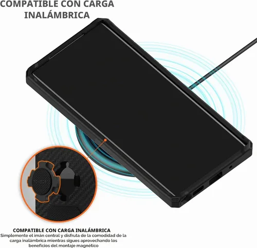Vista 6 de Rokform - Funda para Galaxy Note 20 Ultra, funda magnética con bloqueo giratorio de cuatro pestañas, resistente de grado militar, funda protectora