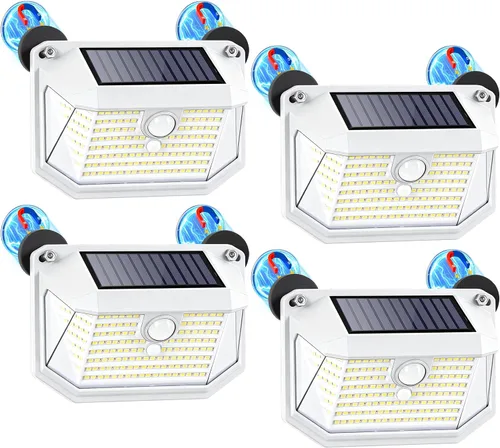 Vista 11 de LUHLEE 178LED Luces solares magnéticas para exteriores, luces solares RV