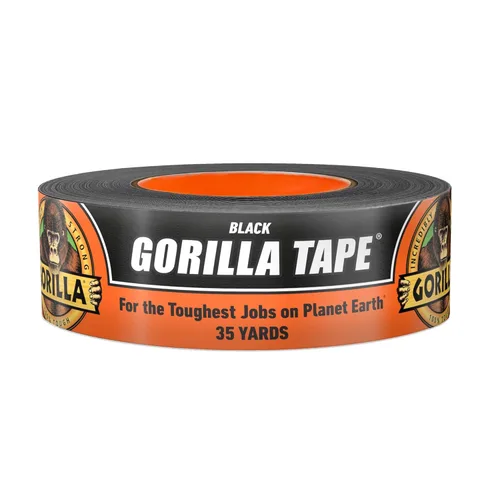Vista 11 de Gorilla Cinta adhesiva negra, 1.88" x 35 yardas, negro, (paquete a granel de 18)
