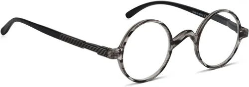 Vista 17 de BLUELESS Gafas redondas vintage Professor Readers (negro)
