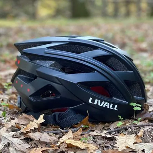 Vista 8 de LIVALL BH60SE - Casco de bicicleta Neo Bluetooth con altavoces y micrófono integrado, detección de caídas, casco de bicicleta de montaña con señales