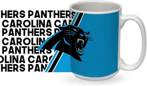Vista 33 de Rico Industries NFL Football 15 oz White Ceramic Mug