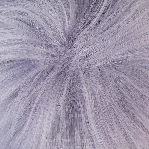 Vista 5 de Anime Cosplay Pelucas Gris Azul Púrpura Cabello Corto Rompido