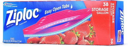 Vista 3 de Ziploc Bolsa de almacenamiento, galón, 38