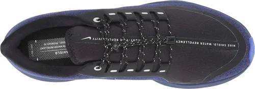 Vista 5 de Nike Air Zoom Pegasus 35 Shield Mens Running Shoe BlackMetallic Silver-Blue Void