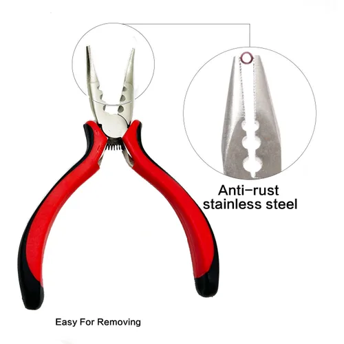 Vista 4 de Kit de herramientas de extensiones de cabello, accesorios profesionales de peluquería, 500 piezas de cuentas de microanillo, 1 alicate, 2 ganchos
